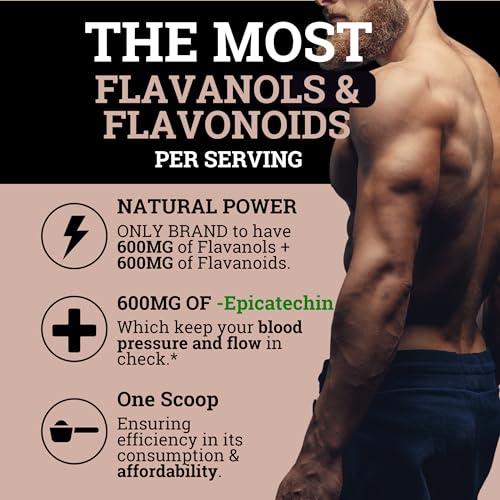 Black Forest High Flavanol Cocoa Powder (1200mg Flavanols & Flavonoids Supplements) 10X More Flavanols (Epicatechin) Than Cocoa & 600mg of Epicatechin Supplement for Heart Health, Nitric Oxide & Energy - Image 5
