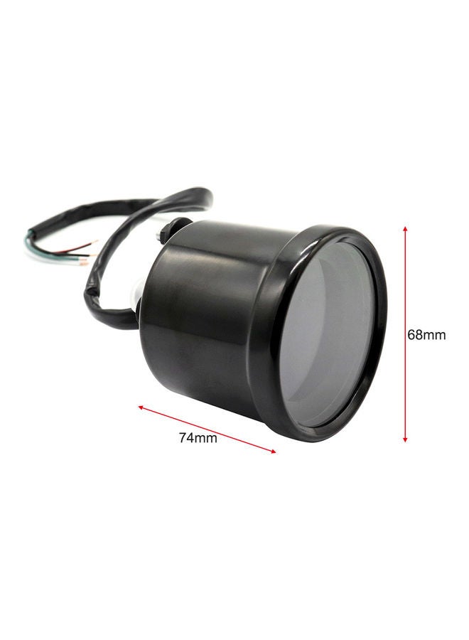 NIBEMINENT Universal 12V LED Digital Motorcycle Speedometer - Image 2