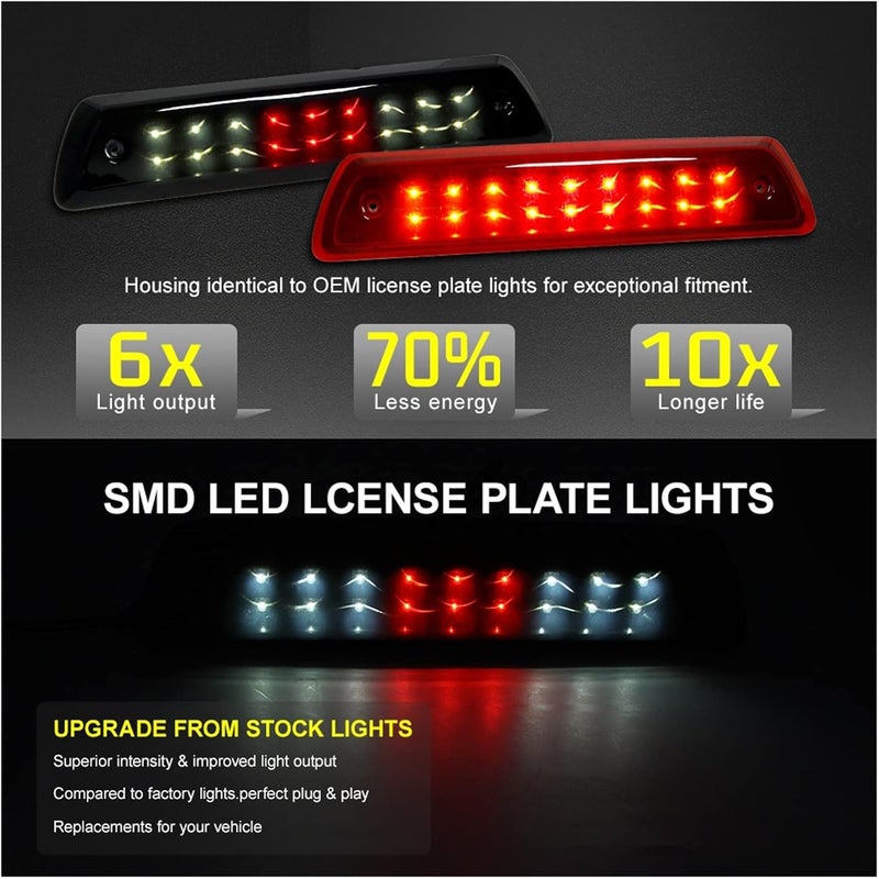 QASULER LED 3RD High Brake Light for Ford F-150 & Lincoln Mark LT - Image 3