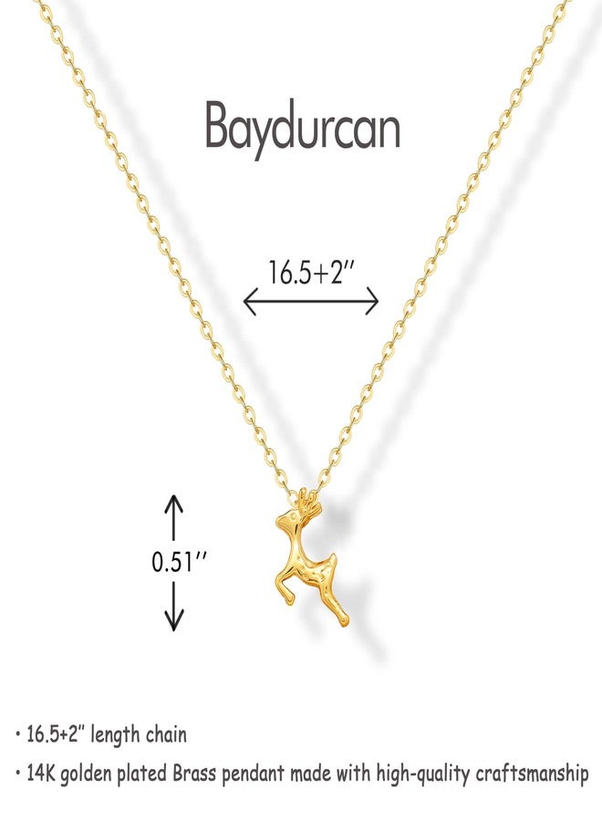 Baydurcan 14K Golden Plated Pendant Necklaces for Women - Cross and Sacred Heart Frog Ghost Cheer Cowgirl Gifts for Friend Sister Daughter Couple, Birthday, Christmas, Graduation Gifts, one size - Image 3