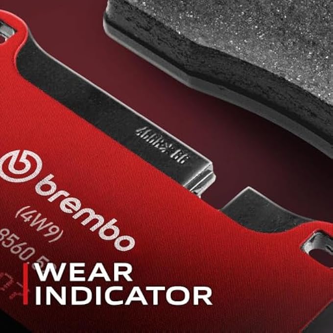 rayihni Brembo P85133 LowMet Alloy Steel Front Disc Brake Pad Set AUDI OE 8R0698151AB - Image 4