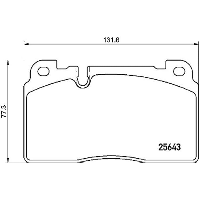 rayihni Brembo P85133 LowMet Alloy Steel Front Disc Brake Pad Set AUDI OE 8R0698151AB - Image 2