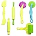 Carykon Clay and Dough Tools Kit for Kids 6 Pieces Assorted Colors - Image 3