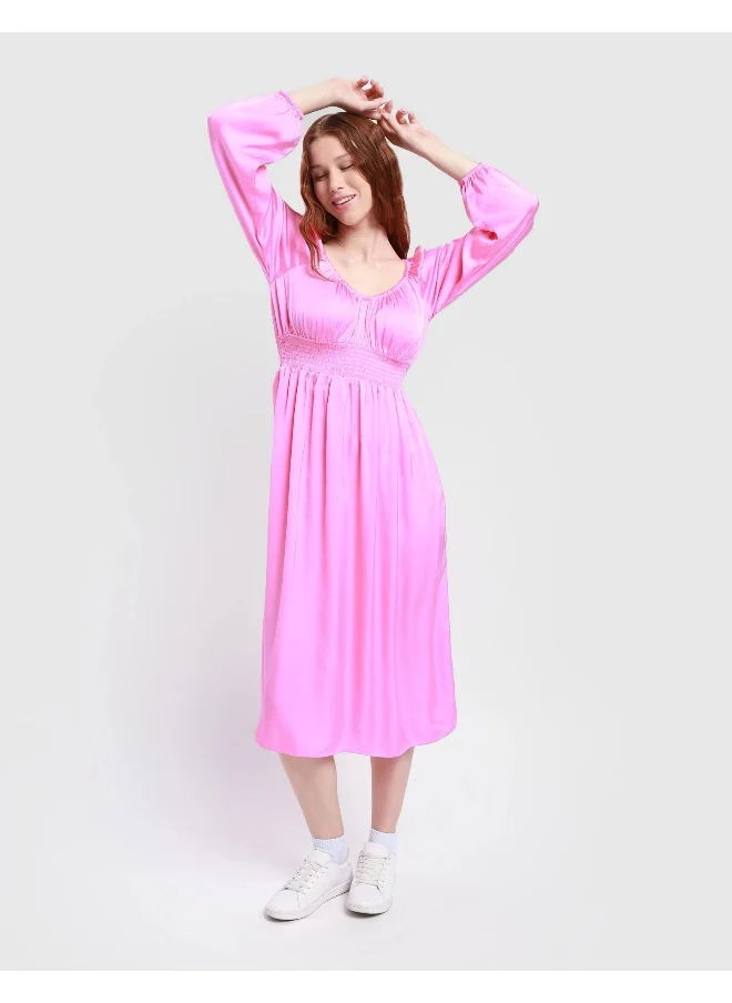 آري من امريكان ايجل Sweetheart Neck Satin Dress