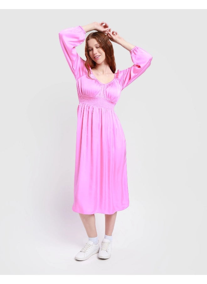 Aerie Sweetheart Neck Satin Dress  - Image 1