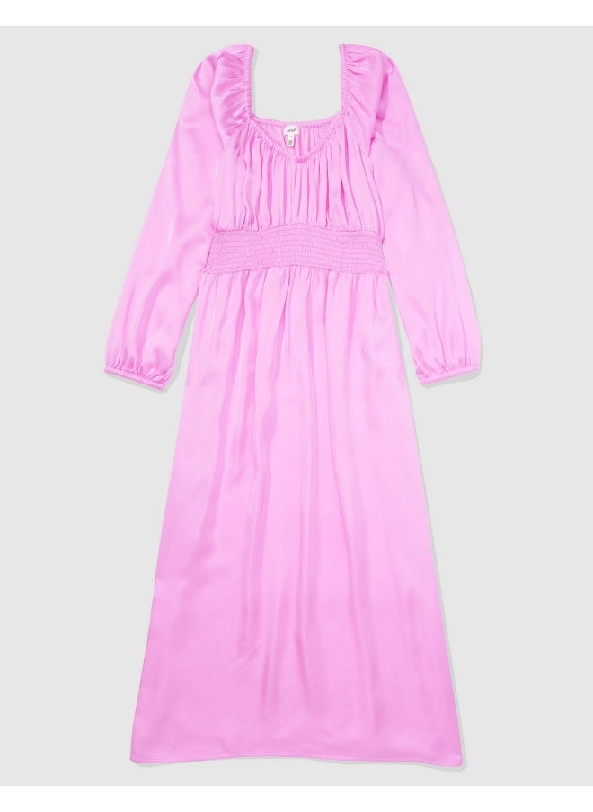 Aerie Sweetheart Neck Satin Dress  - Image 4