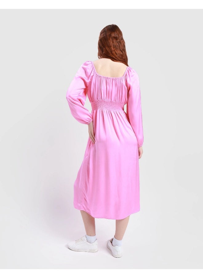 Aerie Sweetheart Neck Satin Dress  - Image 3