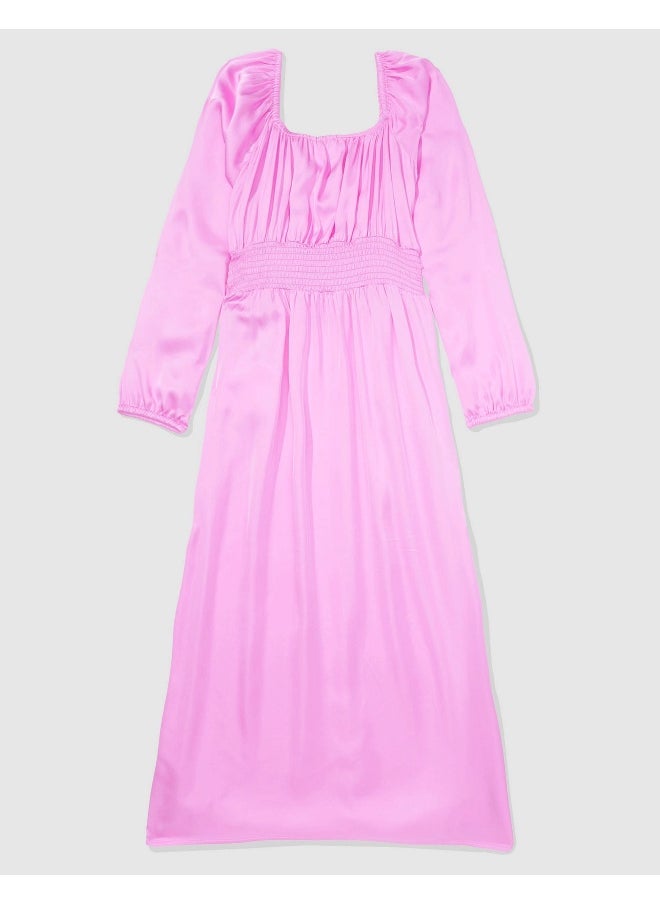Aerie Sweetheart Neck Satin Dress  - Image 2