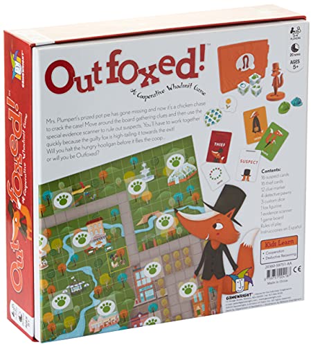 Gamewright OUTFOXED  A CLASSIC WHO DUNNIT GAME FOR PRESCHOOLERS  4 players - Image 2