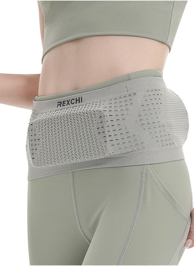 REXCHI - Running Belt Waist Bag, Multifunctional Sports Waist Bag, Invisible Belt Bag, Large Capacity Anti Slip Breathable Gym Bag for Outdoor Running - Image 1