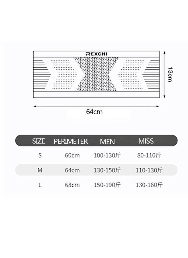 REXCHI - Running Belt Waist Bag, Multifunctional Sports Waist Bag, Invisible Belt Bag, Large Capacity Anti Slip Breathable Gym Bag for Outdoor Running - Image 1