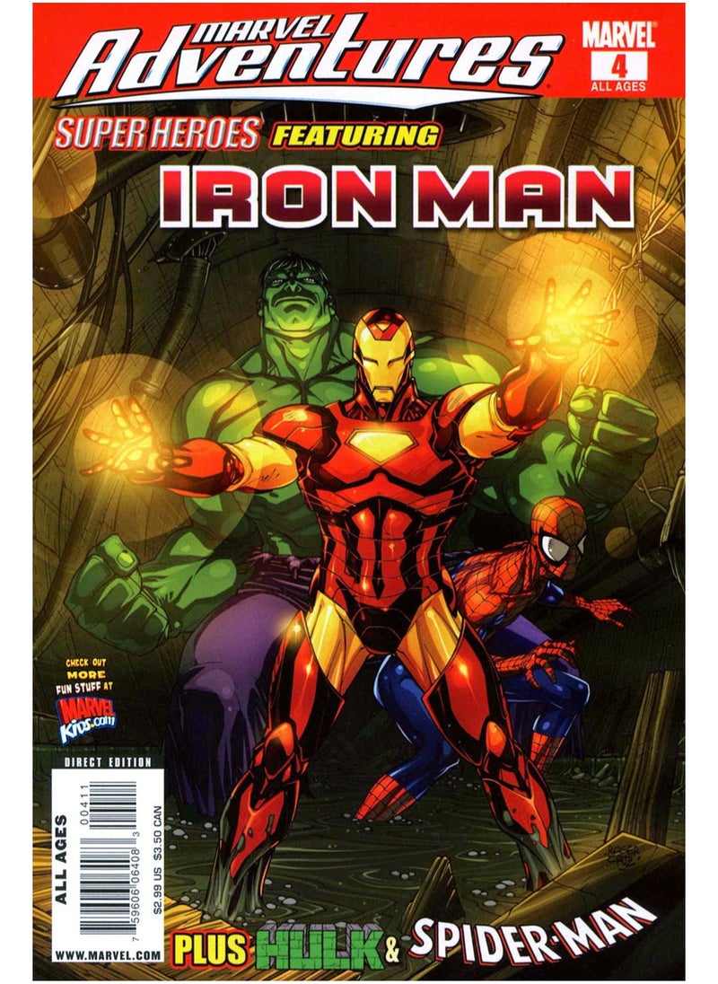 null - Marvel Adventures Super Heroes الرجل الحديدي بالإضافة إلى الهيكل - الرجل العنكبوت - Image 1
