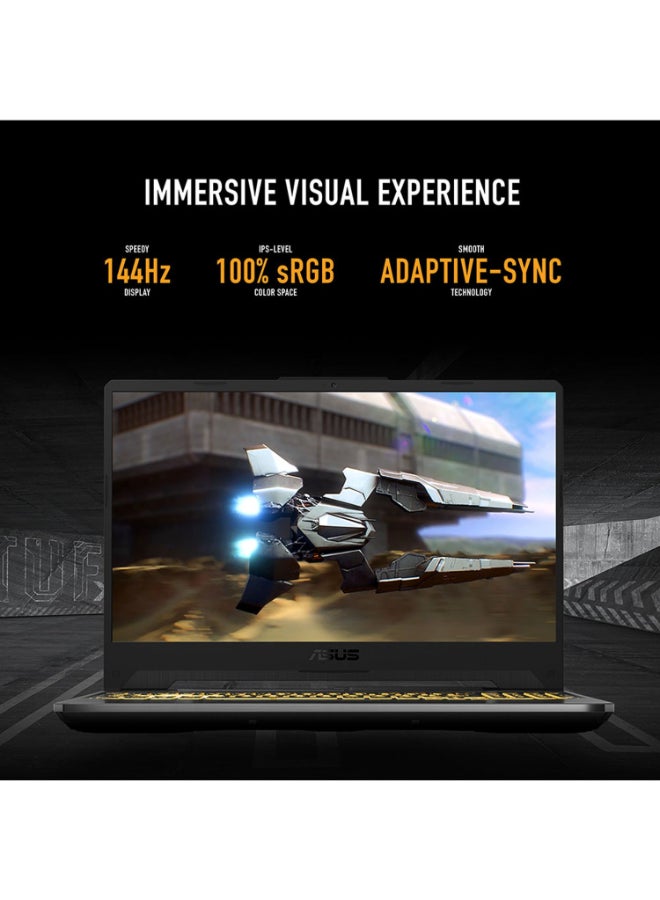 ASUS TUF Gaming A15 (2024) (Upgraded Version) Laptop With 15.6-Inch FHD Display, AMD Ryzen 7-7435HS Processor/8GB RAM/512GB SSD/4GB NVIDIA GeForce RTX 2050 Graphics Card/Windows 11 Home English/Arabic Graphite Black - Image 4