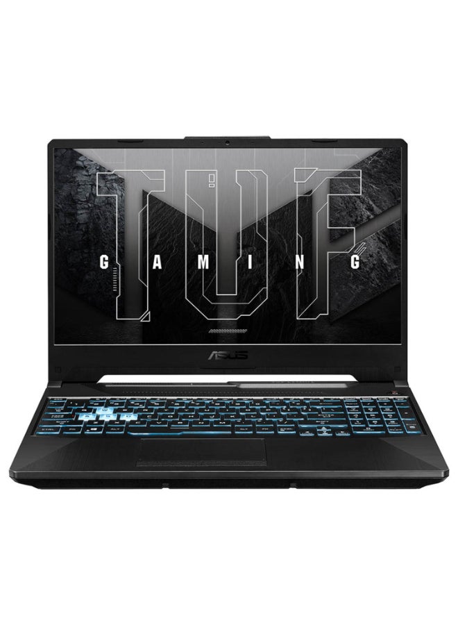 ASUS TUF Gaming A15 (2024) (Upgraded Version) Laptop With 15.6-Inch FHD Display, AMD Ryzen 7-7435HS Processor/8GB RAM/512GB SSD/4GB NVIDIA GeForce RTX 2050 Graphics Card/Windows 11 Home English/Arabic Graphite Black - Image 1