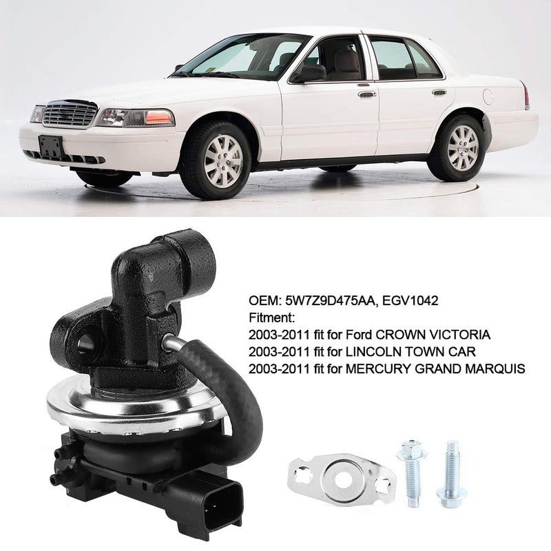 Brilluxa Brilluxa EGR Valve 5W7Z9D475AA Exhaust Gas Recirculation Valve Replacement EGR Emissions Valve Systems OEM Parts for F0rd CROWN VICTORIA - Image 2