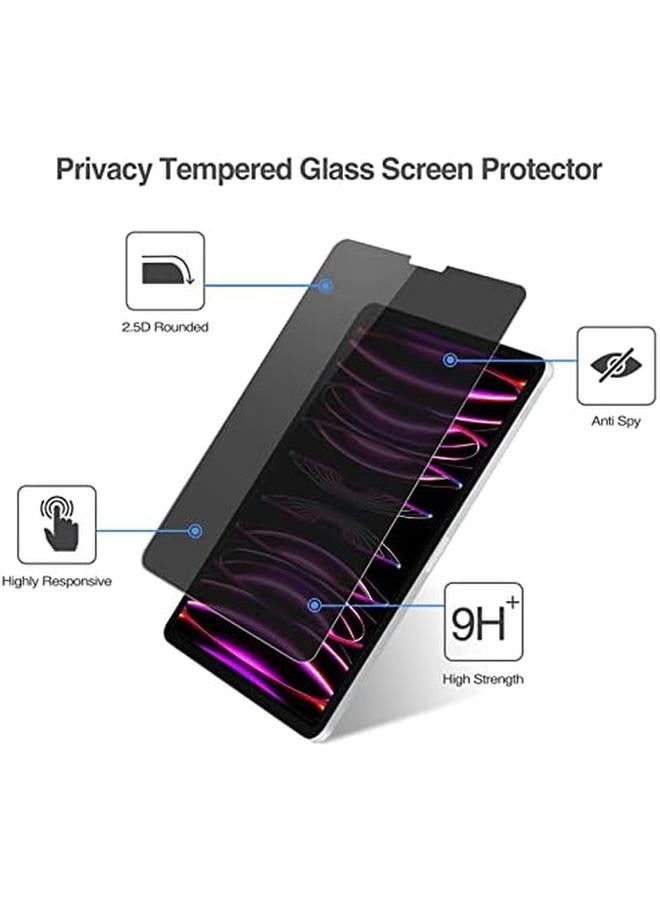 Procases For Ipad Pro 12.9 Inch Privacy Screen Protector 6Th 5Th 4Th 3Rd Generation 2022 2021 2020 2018 Anti Spy Tempered Glass Screen Film Guard For Ipad Pro 12.9" - Image 5