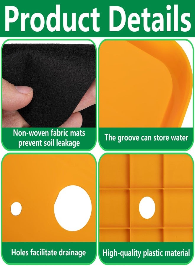 LFUTARI 13" Square Planter Insert, Reusable Large Plant Pots Insert with Liner and Drainage Holes, Plastic Pot Fillers for Indoor and Outdoor Plants Growth Reduce Soil Usage - Image 3