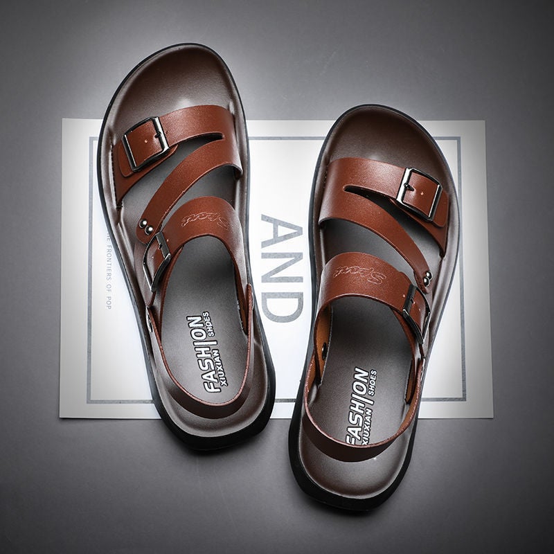 Aofu Shoes 896 Beach Shoes New Products Summer Men'S Beach Shoes 48 Size Sandals Men Sandal - Image 4