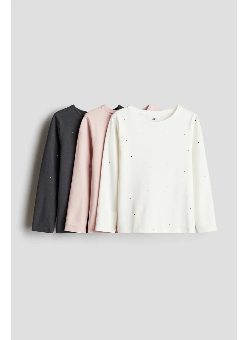 H&M 3-pack long-sleeved tops