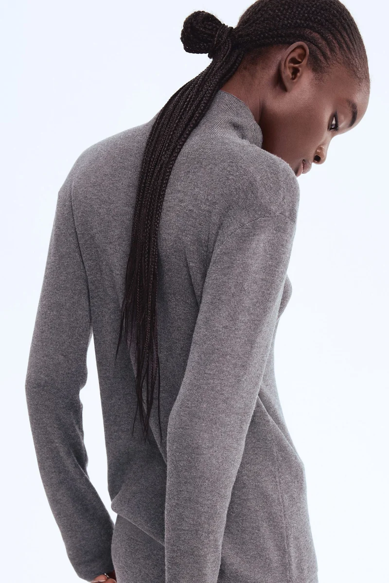 H&M Fine-knit turtleneck top