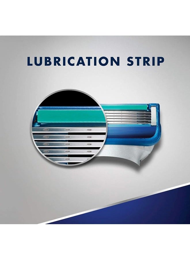Gillette 5 شفرات حلاقة للرجال، 12 قطعة، شريط تزييت لحلاقة أكثر راحة - Image 4