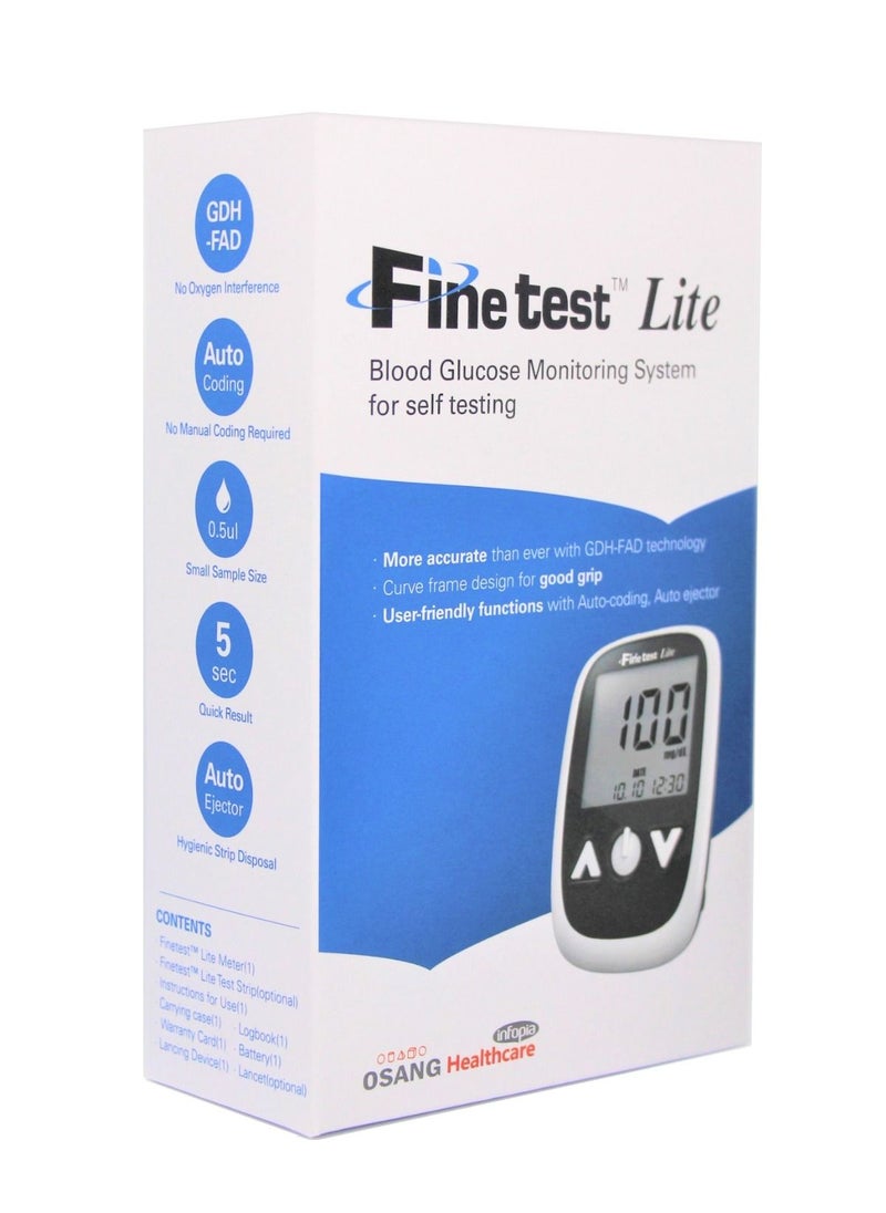 finetest - Lite Blood Glucose Monitoring System for Self Testing - Image 1