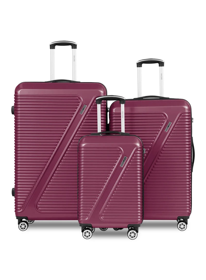 PARAJOHN Para John AERIS 3-Piece Hard Shell Luggage Set | ABS+PC Travel Suitcases with 8 Spinner Wheels | 20/28/32 Inch