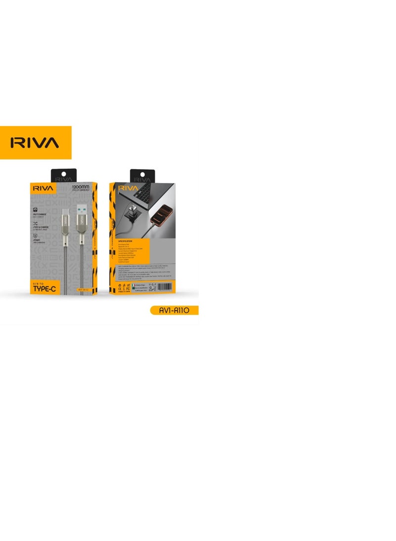 Riva USB to C-1.2M cable RV1-R110 - Image 1
