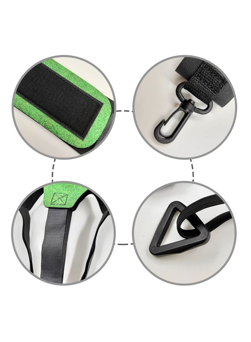 SYOSI Football Kick Trainer Soccer Training Equipment Aid Skills Improvement Solo Practice for Kids Adults Hands Free Universal Fits All Size Footballs  - Image 5