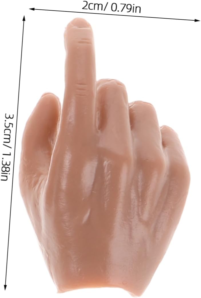 2 Pairs Scale Realistic Fake Hands for Dolls Miniature Doll Hand Parts Easy DIY Attachment Accessories - Image 2