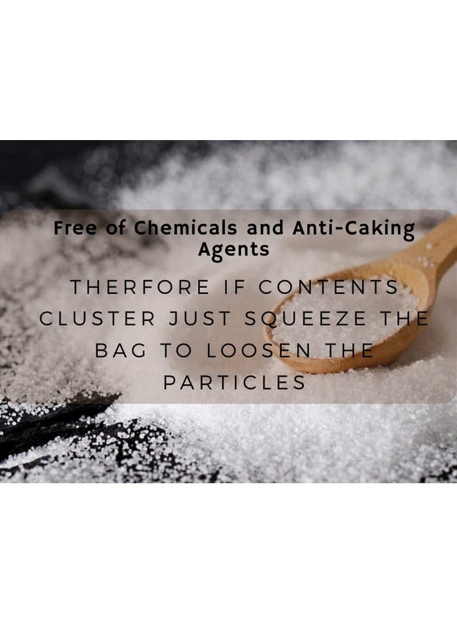 أروماسونج أروما سونج ملح البحر منخفض الصوديوم 100% طبيعي حبيبات دقيقة من كلوريد البوتاسيوم من البحر الميت مع ملح البحر الميت، 39 أونصة (1106 جم) - Image 3