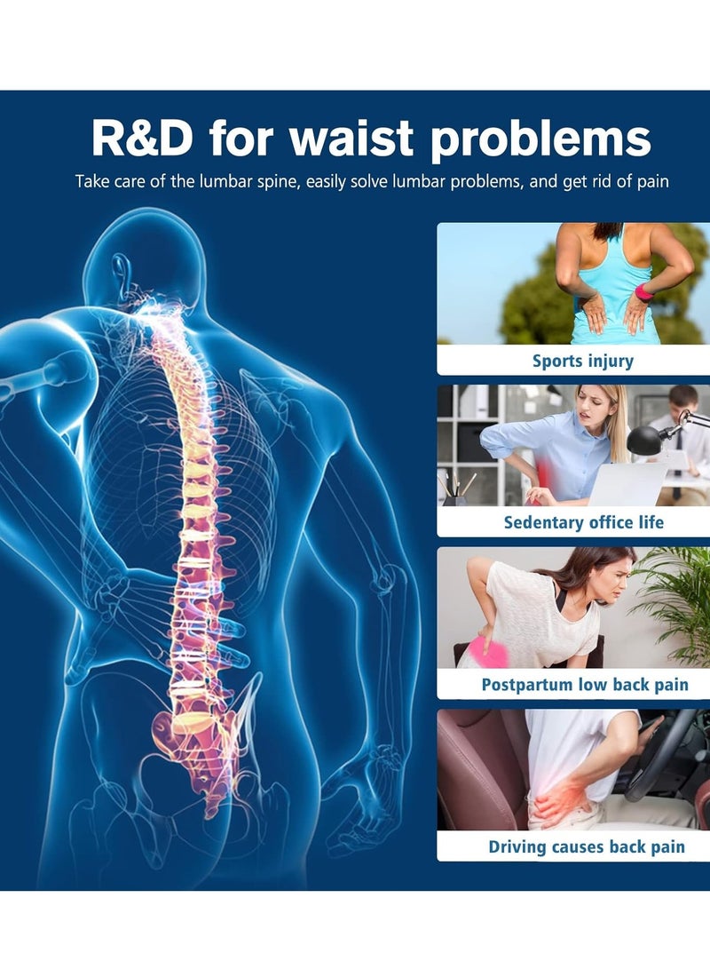 general Red Light Therapy Near Infrared Light Therapy Wrap Belt for Body 660&850nm Wearable Pad with Timer for Waist Back Shoulder Knee Leg Pain Relief Wound Healing Joint Inflammation Muscle Relax  - Image 2
