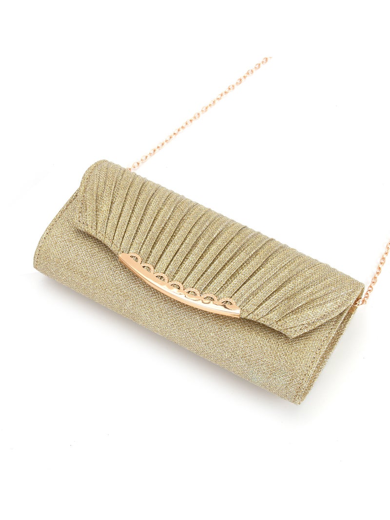 E-Commerce New Dinner Bag Stripesd Colorful Pleated Evening Bag Wedding Clutch Bag Women'S Clutch Bag - Image 5