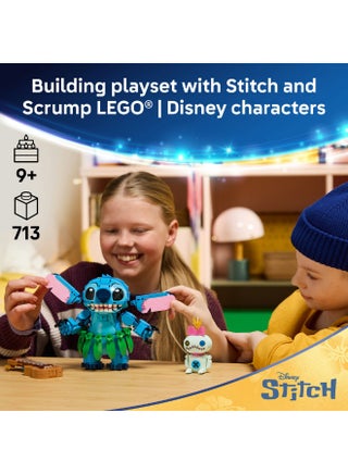 ‏Disney ستيتش وسكرامب، مجموعة بناء للأطفال بعمر ٩ سنوات وأكثر (٧١٣ قطعة) 43296 - view 2
