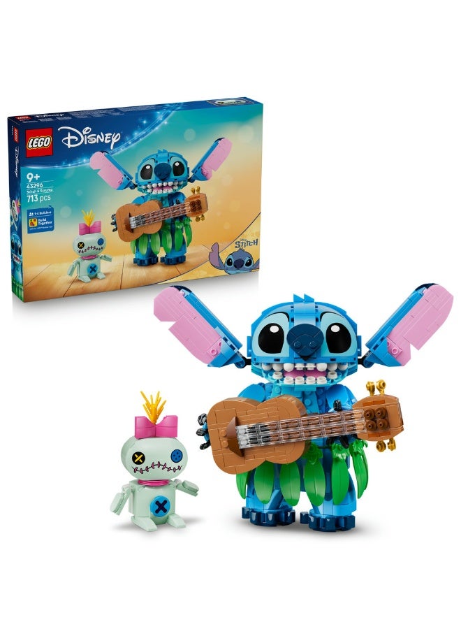 ليغو ‏Disney ستيتش وسكرامب، مجموعة بناء للأطفال بعمر ٩ سنوات وأكثر (٧١٣ قطعة) 43296 - Image 1