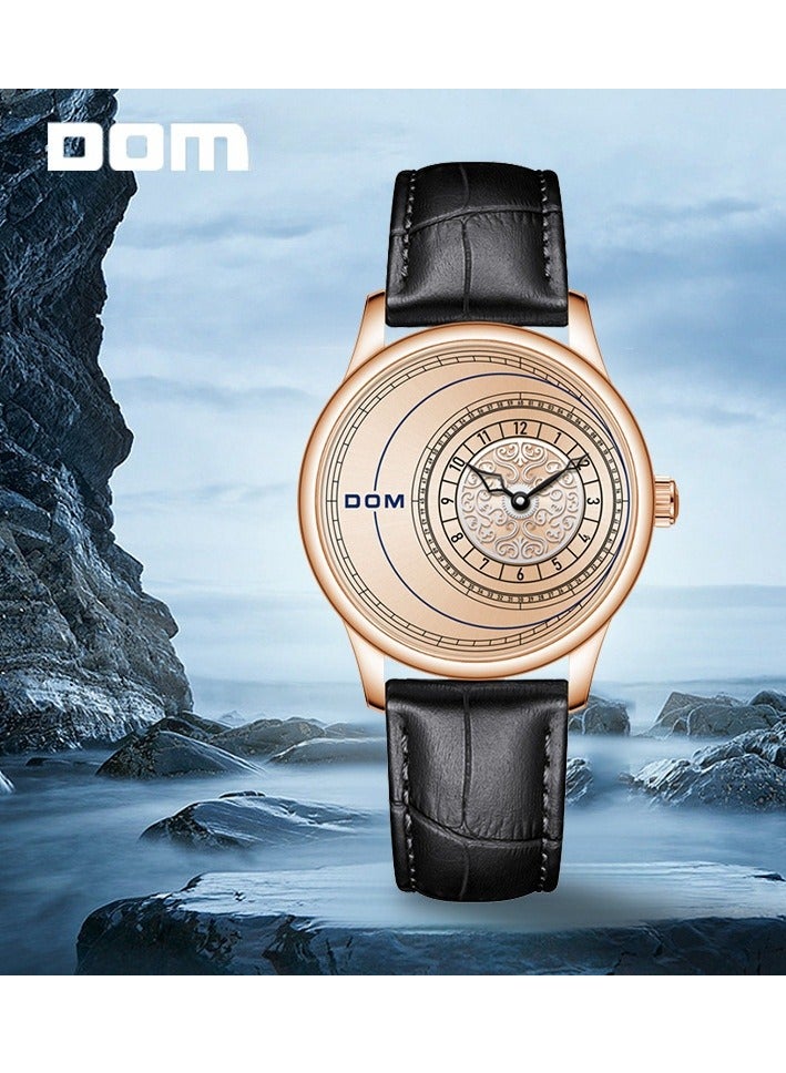 DOM Men's Waterproof Quartz Watch - Image 1