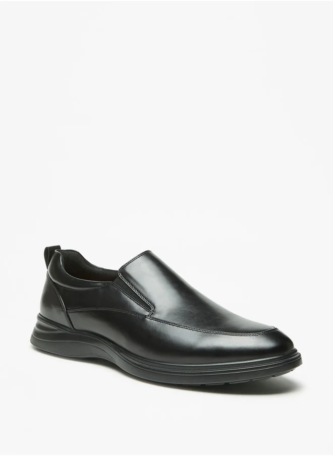لو كونفورت Men's Solid Slip-On Loafers