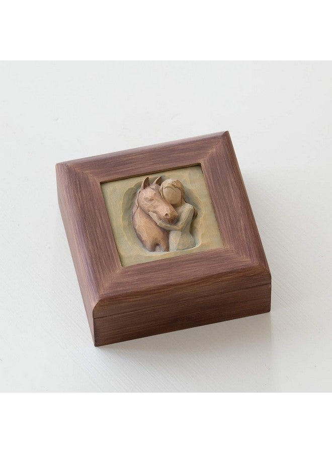 Willow Tree شجرة الصفصاف قوة هادئة، صندوق ذكريات منحوت ومطلي باليد - Image 2