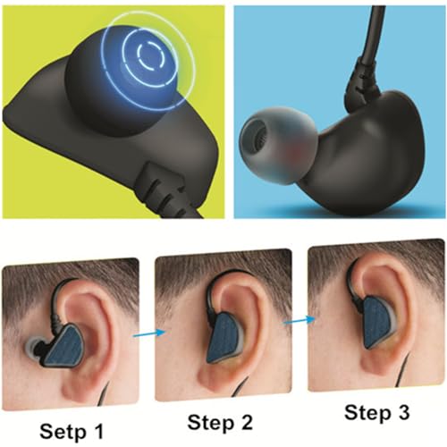 UFQ L1 in-Ear Type Aviation Headset Ultra Light Weight only 130g,Clear Communication,Comfortable,Durable Hi-Fi Sound Quality for Music with MP3 Input,Free with a Headset Bag - Image 4