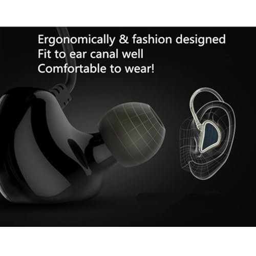 UFQ L1 in-Ear Type Aviation Headset Ultra Light Weight only 130g,Clear Communication,Comfortable,Durable Hi-Fi Sound Quality for Music with MP3 Input,Free with a Headset Bag - Image 3