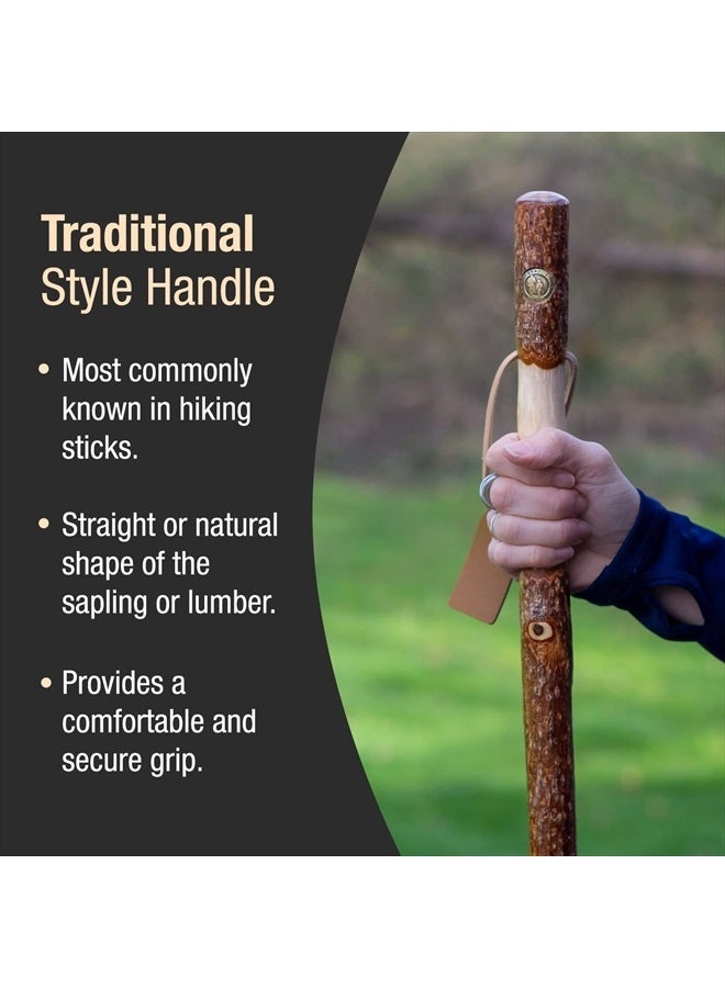 Brazos Hiking Walking Trekking Stick - Handcrafted Wooden Walking & Hiking Stick - Made in the USA by Brazos - Twisted Sassafras - 58 inches - Image 4