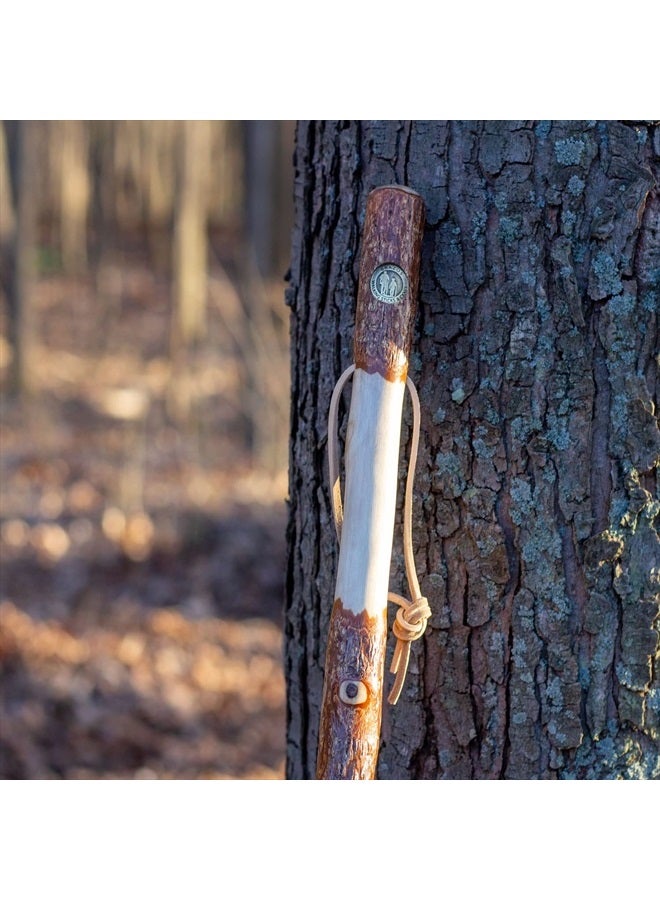Brazos Hiking Walking Trekking Stick - Handcrafted Wooden Walking & Hiking Stick - Made in the USA by Brazos - Twisted Sassafras - 58 inches - Image 2
