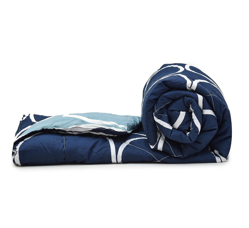 RRC Super Soft Quilted Comforter for Double Bed Luxury King Size 90x100 Inches 220 GSM Breathable Microfiber Cozy AllSeason Printed QuiltGift for All Occasions