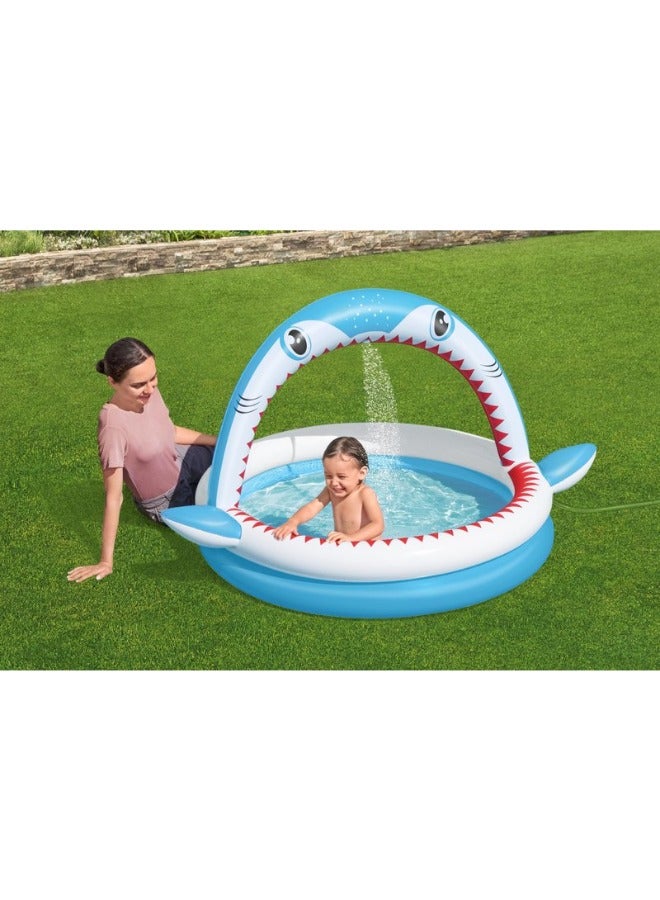 Bestway Sharktastic Sprinkler Play Pool, 1.63m x 1.27m x 92cm - Image 4
