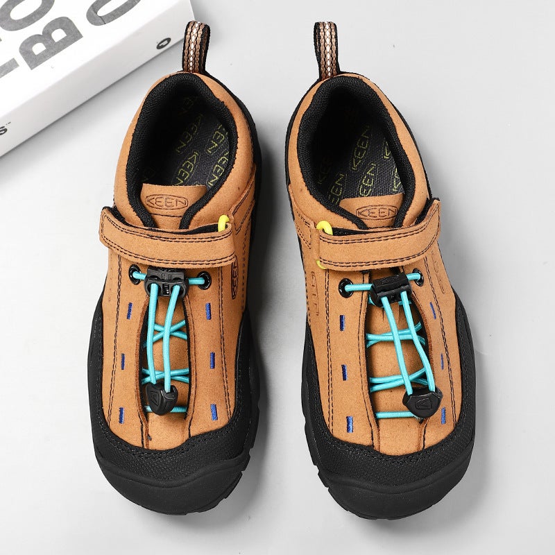 Spot Keen Jdnf Cohen Kidsren'S Shoes Kidsren'S Outdoor Waterproof Boys' Non-Slip Girls' Hiking Shoes Sports Shoes - Image 3