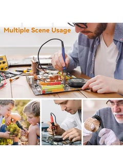 Generic 2.0inch 500X Digital Microscope 1080P Video Coin Microscopio with Magnifying Glass Wiht 8Leds for Electronics Repair Windows/Mac  - Image 3