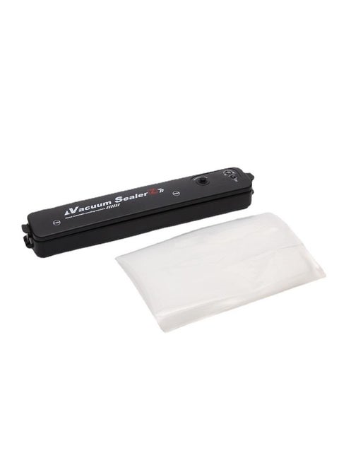 Vacuum Sealer Machine With Starter Kit Automatic PowerVac Air Sealing Machine For Food Preservation Dry And Moist Sealing Modes Built-in Cutter Easy Cleaning And Storage