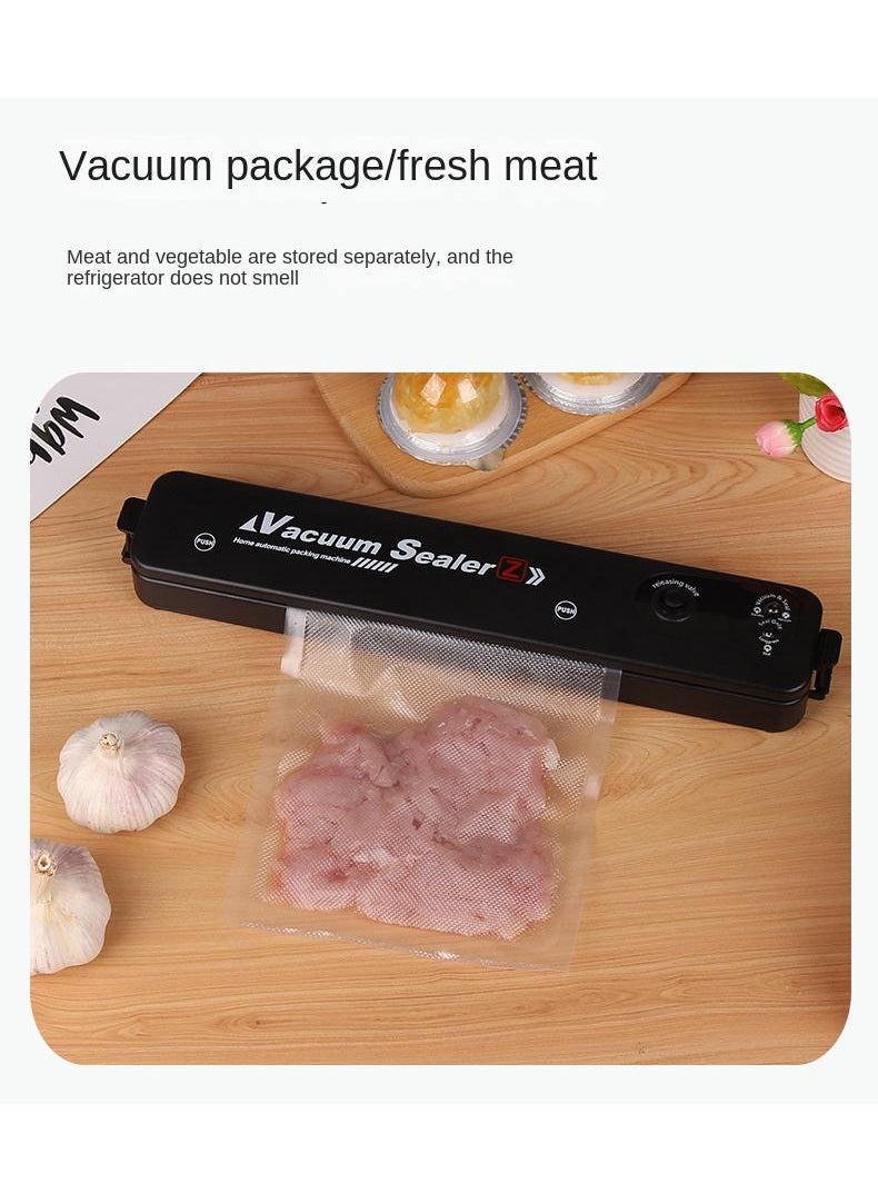General - Vacuum Sealer Machine With Starter Kit Automatic PowerVac Air Sealing Machine For Food Preservation Dry And Moist Sealing Modes Built-in Cutter Easy Cleaning And Storage - Image 1