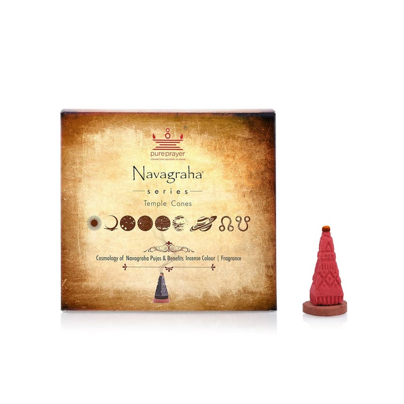 Cycle Pure Prayer Navagraha Series Temple Cones Pack of 9 Fragrances CharcoalFree Bambooless Cones for Puja Dhoop Cones for Navagraha Puja 9 Cones per Fragrance 81N - Image 3
