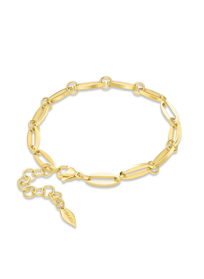 POLICE Alora Gold-Plated Link Chained Bracelet for Women